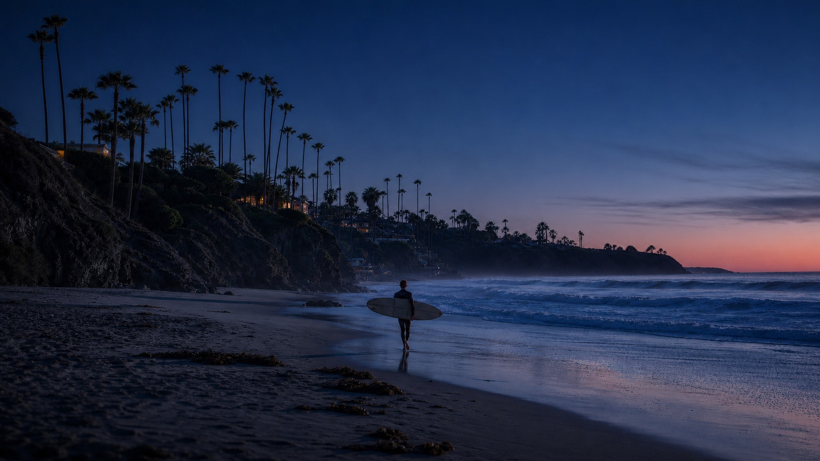 California Summer dark mode wallpaper 5