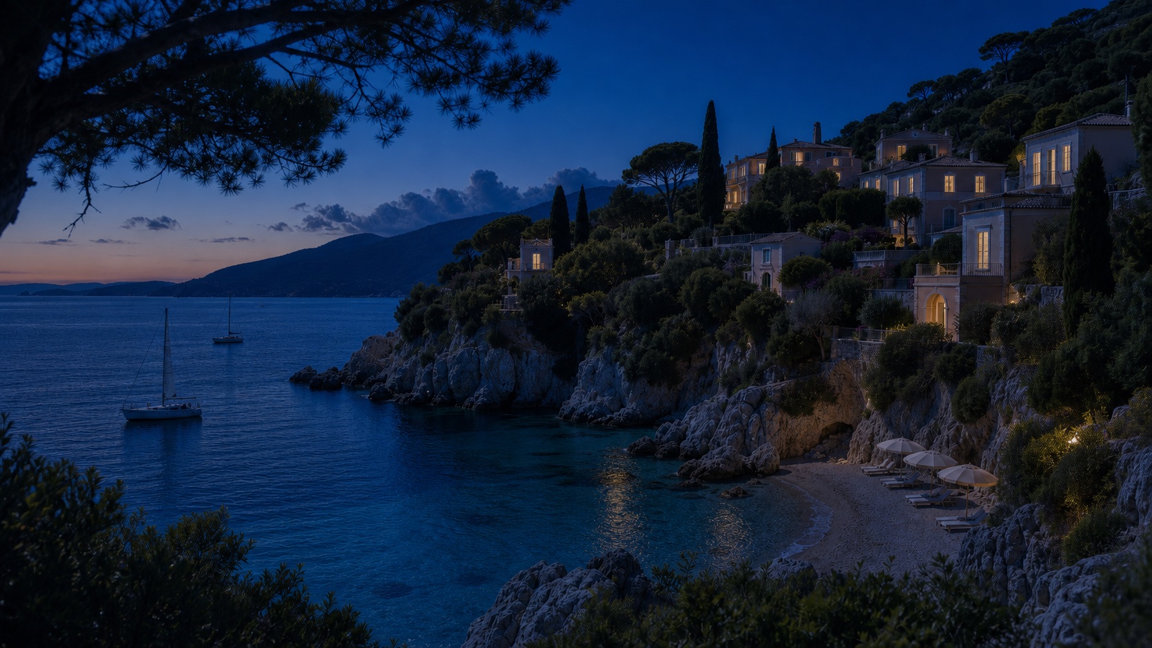 Euro Summer dark mode wallpaper 1