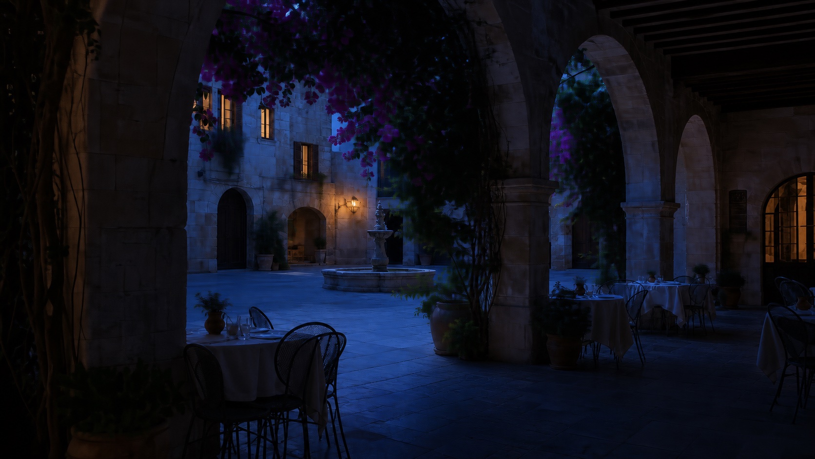 Euro Summer dark mode wallpaper 2